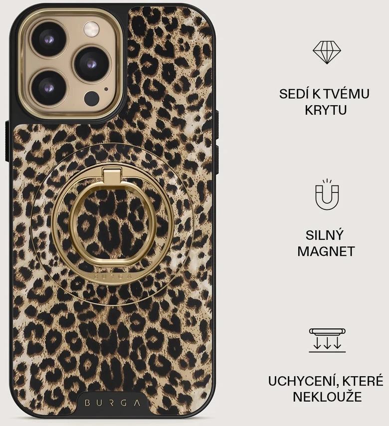 Burga magnetinis žiedas-laikiklis, auksinis – Player