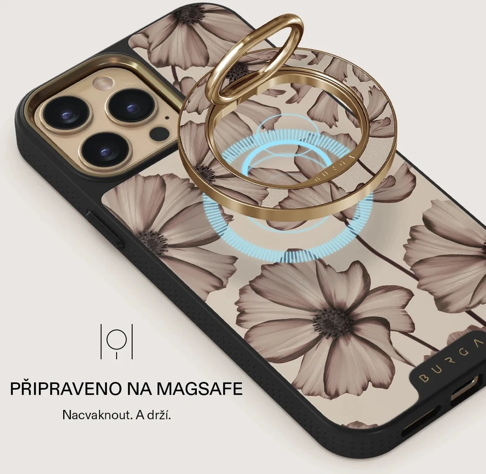 Burga magnetinis žiedas-laikiklis, auksinis – Barely Yours