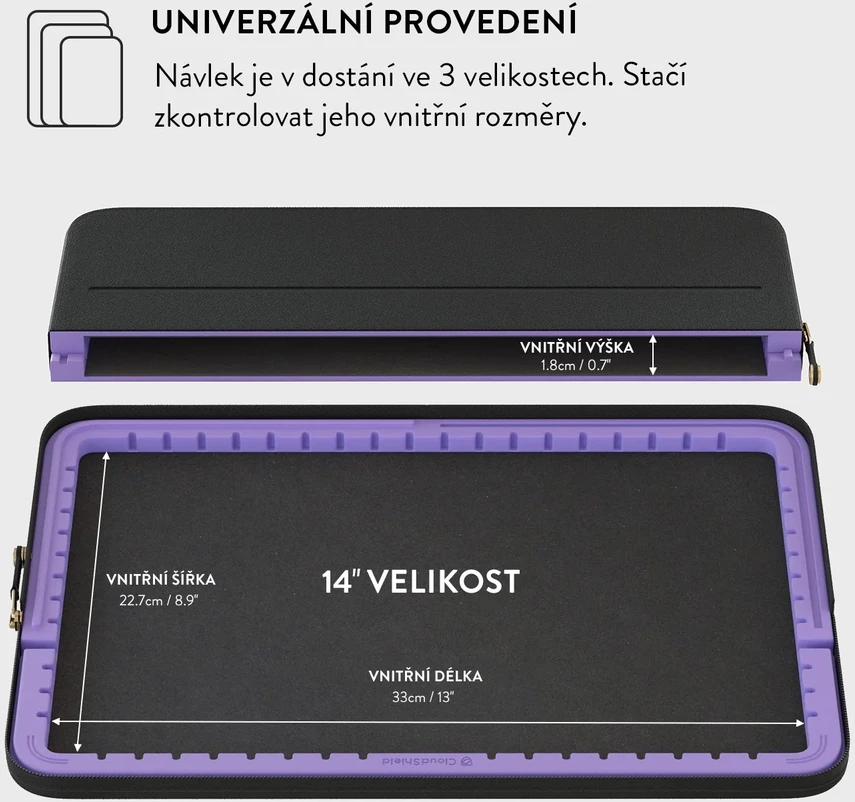 Burga Velvet Night - Nešiojamas kompiuteris Case 14"