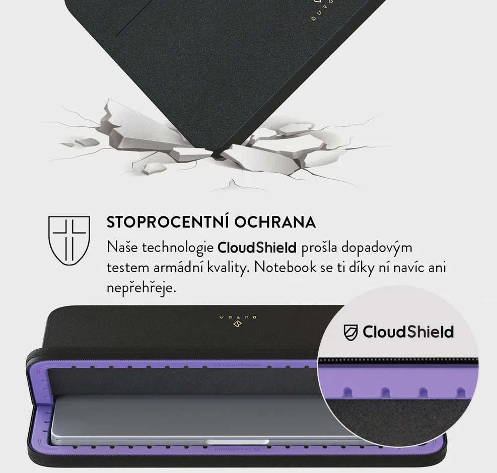 Burga Velvet Night - Nešiojamas kompiuteris Case 14"