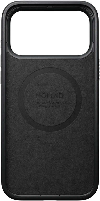 Burga Nomad Modern odinis dėklas, bordo (Horween) – iPhone 18 Pro Max/17 Pro Max