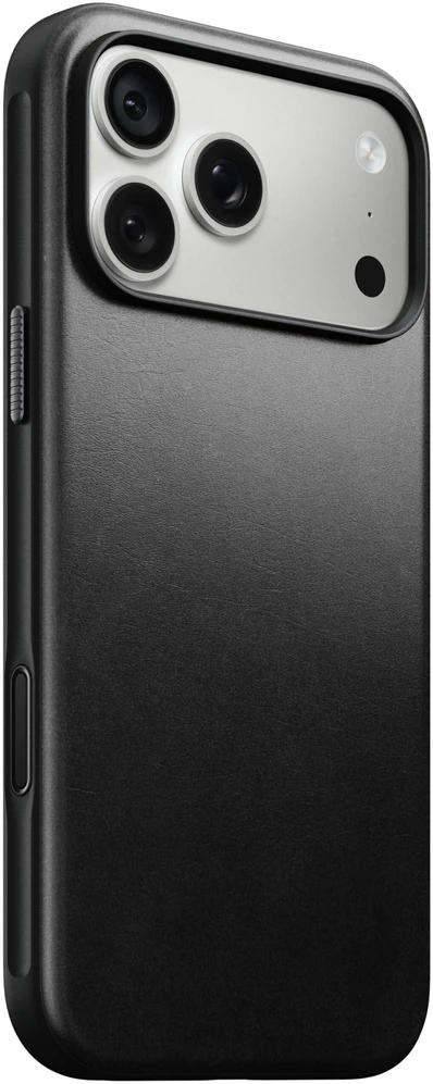 Burga Nomad Modern odinis dėklas, juodas (Horween) – iPhone 18 Pro Max/17 Pro Max