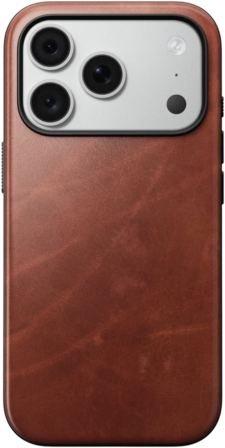 Burga Nomad Modern odinis dėklas, olde dublin (Horween) – iPhone 18 Pro/17 Pro
