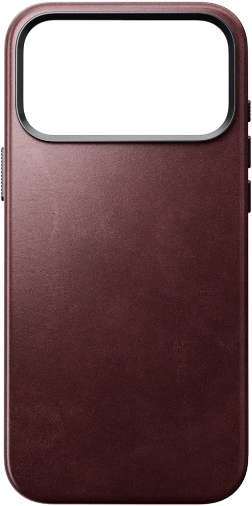 Burga Nomad Traditional Odinis dėklas, burgundy (Horween) – iPhone 18 Pro Max/17 Pro Max