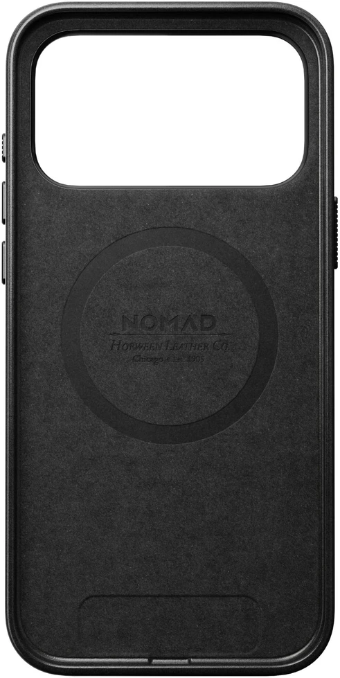 Burga Nomad Traditional Odinis dėklas, juodas (Horween) – iPhone 18 Pro Max/17 Pro Max