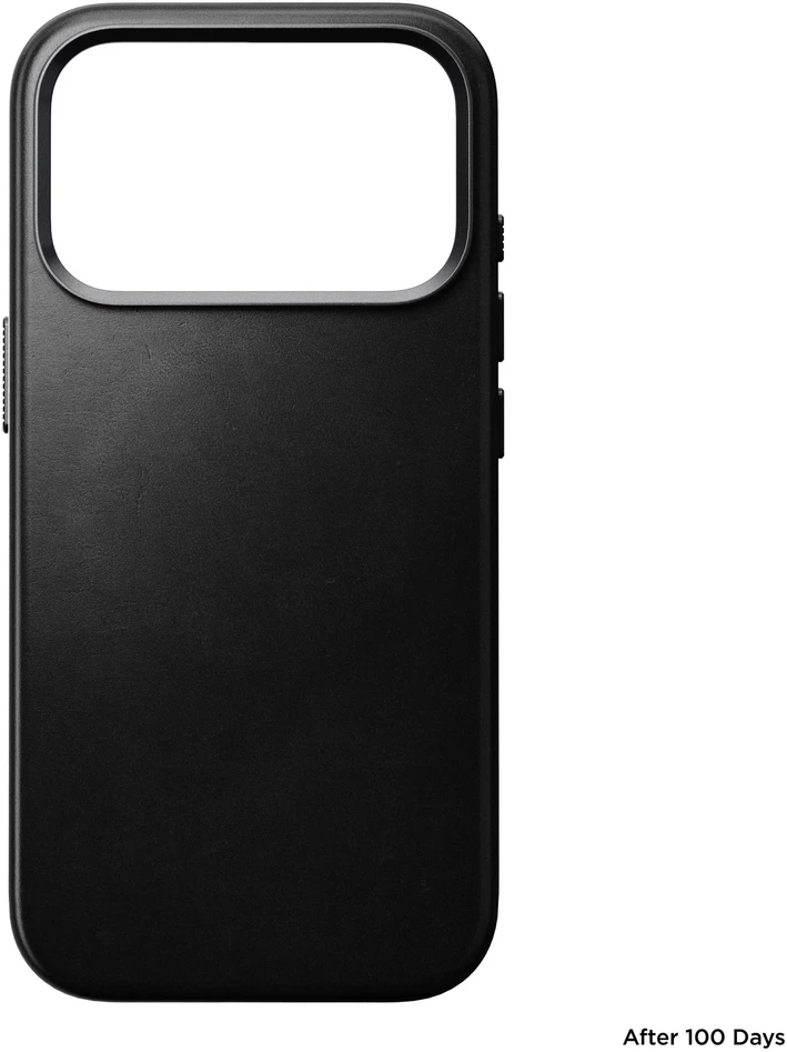 Burga Nomad Traditional Odinis dėklas, juodas (Horween) – iPhone 18 Pro/17 Pro
