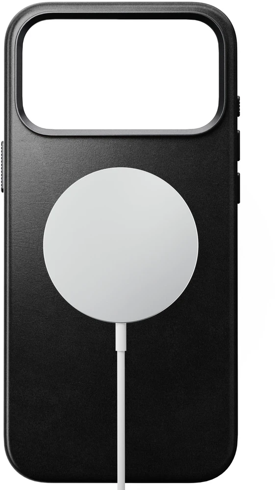 Burga Nomad Traditional Odinis dėklas, juodas (Horween) – iPhone 18 Pro Max/17 Pro Max