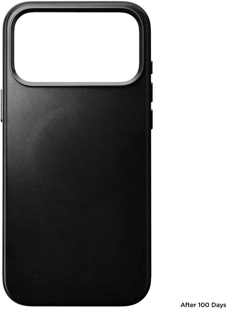 Burga Nomad Traditional Odinis dėklas, juodas (Horween) – iPhone 18 Pro Max/17 Pro Max