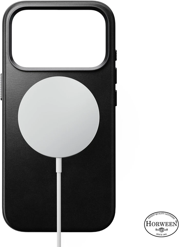 Burga Nomad Traditional Odinis dėklas, juodas (Horween) – iPhone 18 Pro/17 Pro