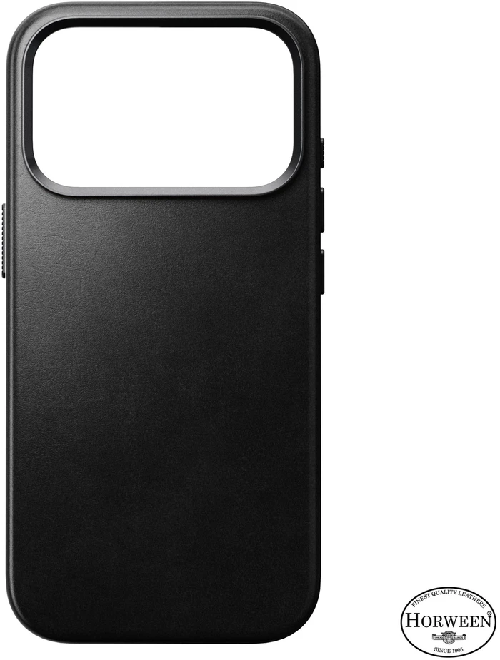 Burga Nomad Traditional Odinis dėklas, juodas (Horween) – iPhone 18 Pro/17 Pro