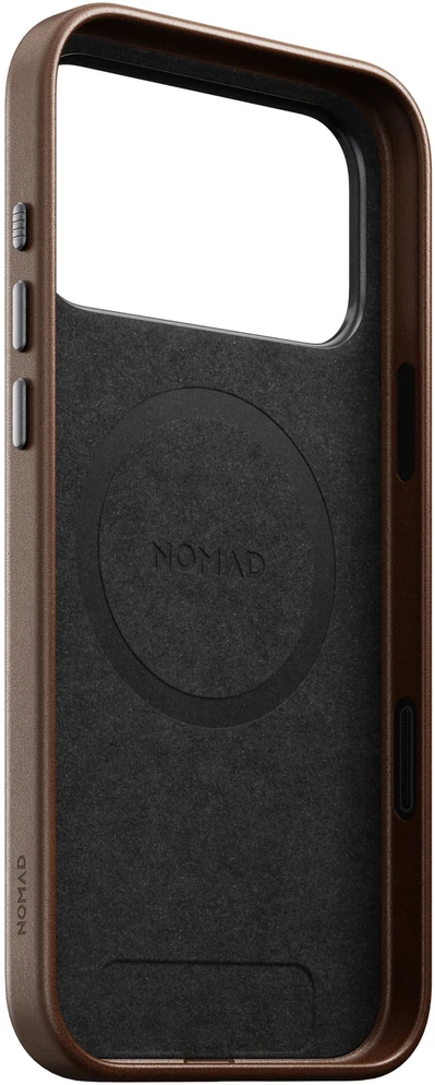 Burga Nomad Traditional Odinis dėklas, ruda – iPhone 18 Pro Max/17 Pro Max