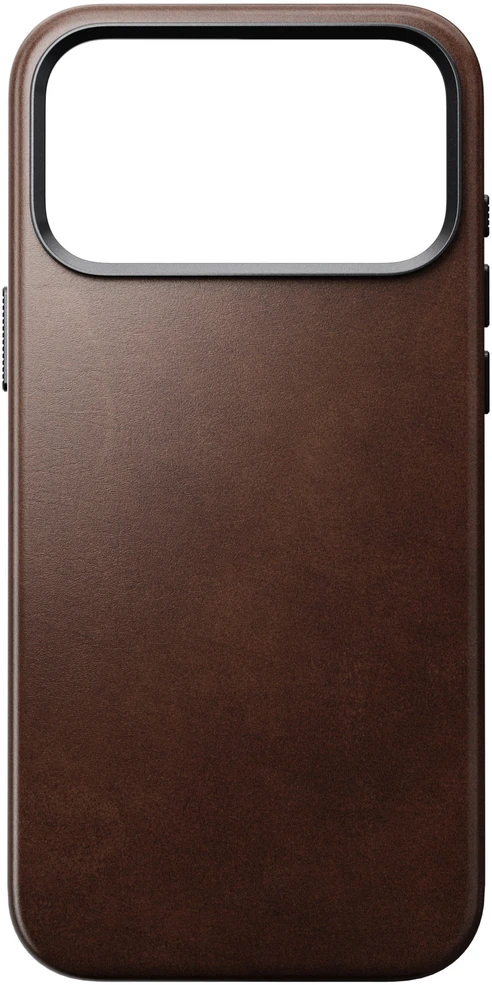 Burga Nomad Traditional Odinis dėklas, rustic ruda (Horween) – iPhone 18 Pro Max/17 Pro Max