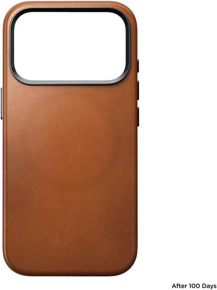 Burga Nomad Traditional Odinis dėklas, saddle (Horween) – iPhone 18 Pro/17 Pro