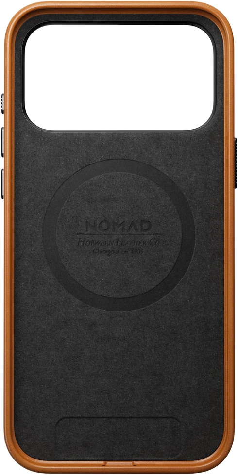 Burga Nomad Traditional Odinis dėklas, saddle (Horween) – iPhone 18 Pro Max/17 Pro Max