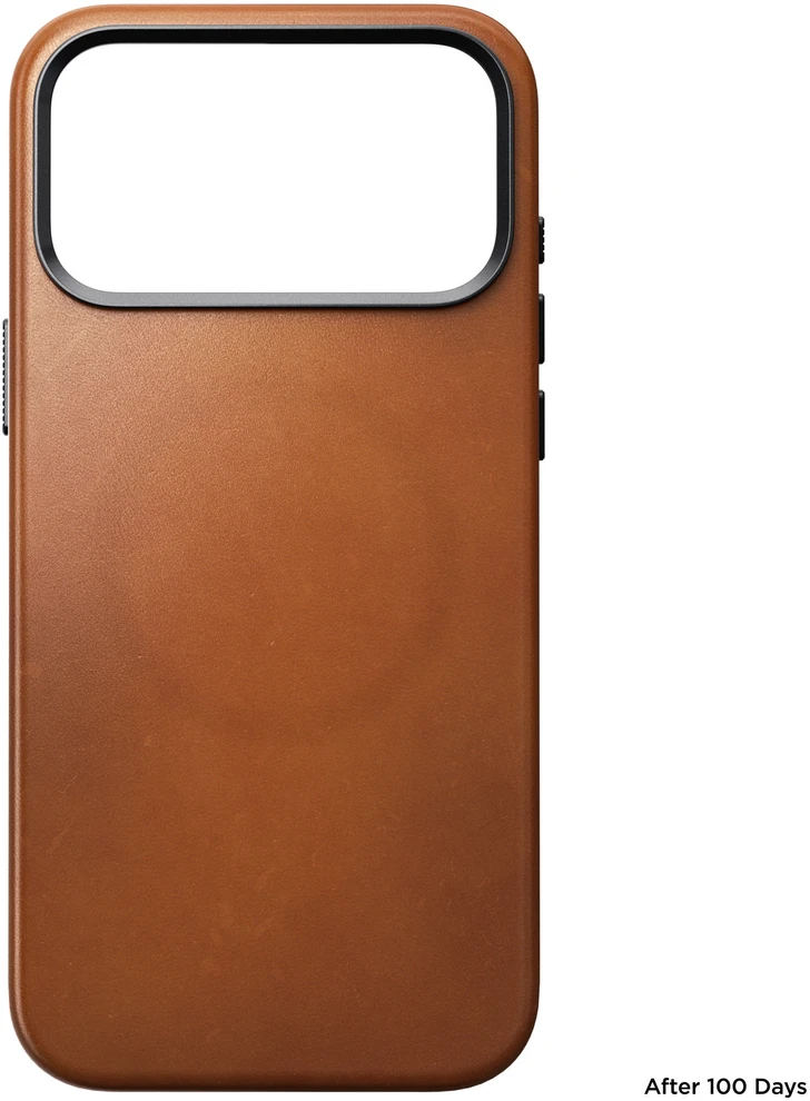 Burga Nomad Traditional Odinis dėklas, saddle (Horween) – iPhone 18 Pro Max/17 Pro Max