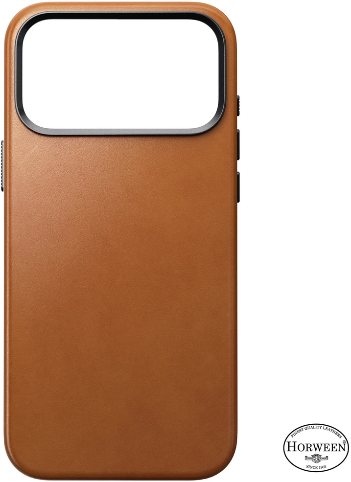 Burga Nomad Traditional Odinis dėklas, saddle (Horween) – iPhone 18 Pro Max/17 Pro Max