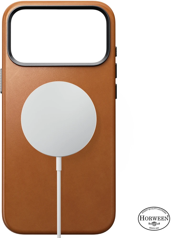 Burga Nomad Traditional Odinis dėklas, saddle (Horween) – iPhone 18 Pro Max/17 Pro Max
