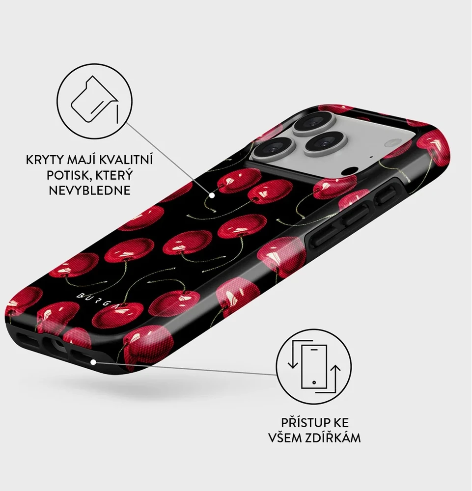 Burga Tough Magsafe dėklas, Cherrybomb – iPhone 17 Pro