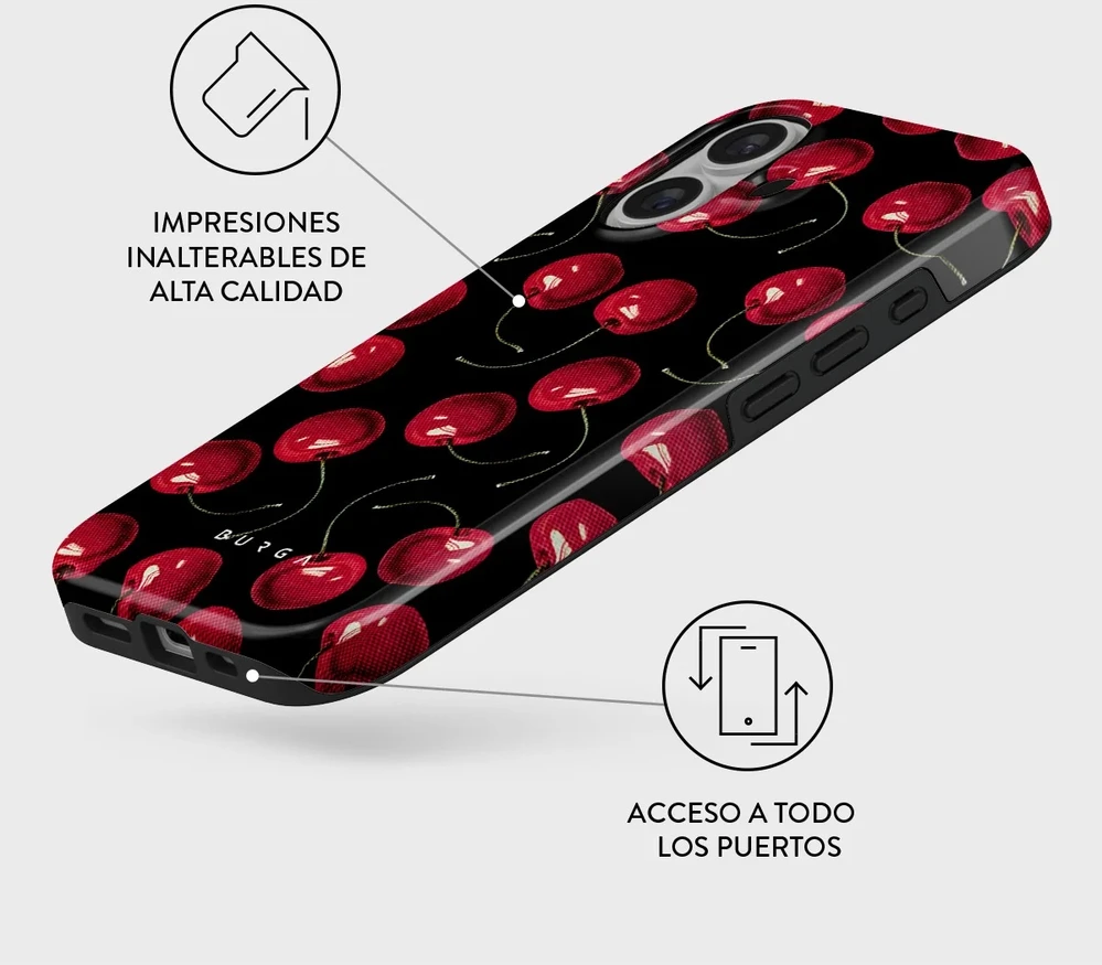 Burga Tough Magsafe dėklas, Cherrybomb – iPhone 17