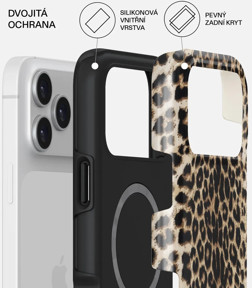 Dėklas Burga Tough Magsafe - etui ochronne do iPhone 17 Pro Max kompatybilne su MagSafe (grotuvas)