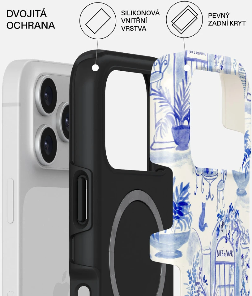 Dėklas Burga Tough Magsafe - etui ochronne do iPhone 17 Pro kompatybilne su MagSafe (sobremesa)