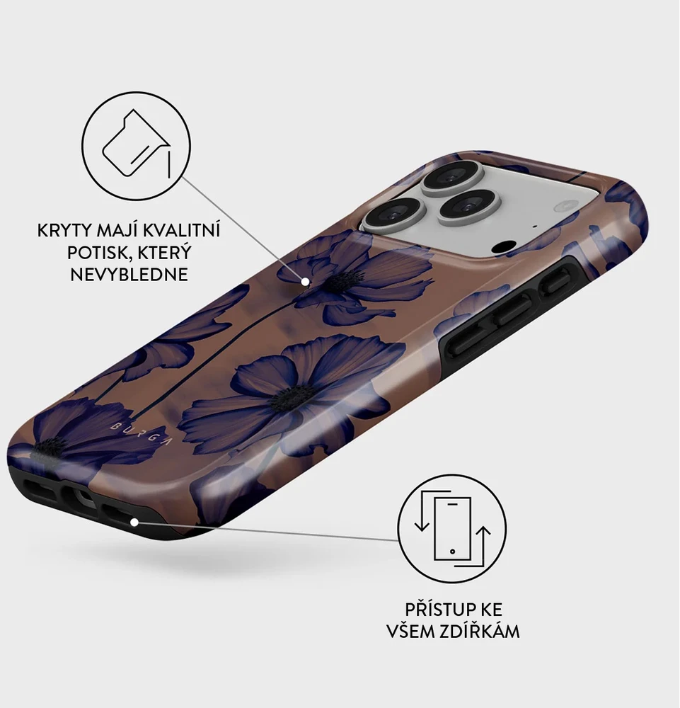 Burga Tough Magsafe dėklas, Velvet Night – iPhone 17 Pro