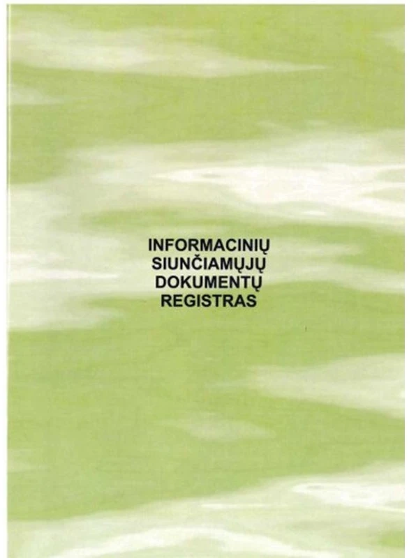 Burokrat Informacinių siunčiamųjų dokumentų registravomo žurnalas, A4 (48) 0720-007