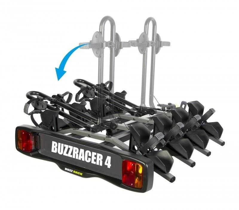 Keturių dviračių laikikis ant kablio BuzzRack BUZZRACER 4