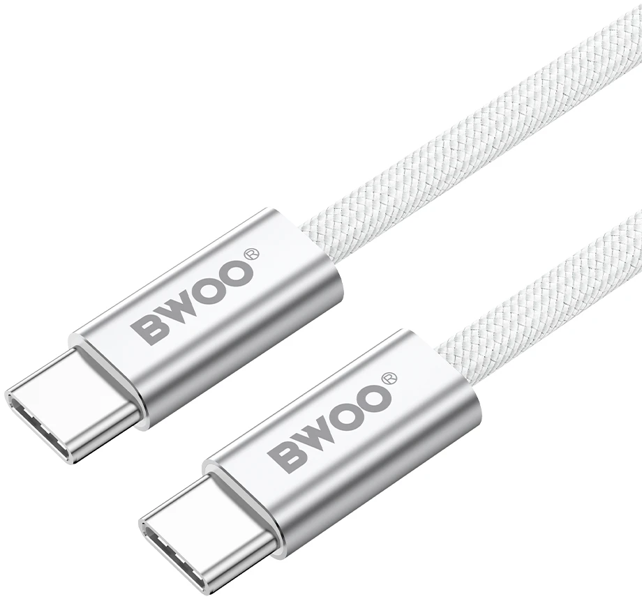 BWOO 240W pintas laidas USB-C – USB-C BO-X317C-C 1m baltas
