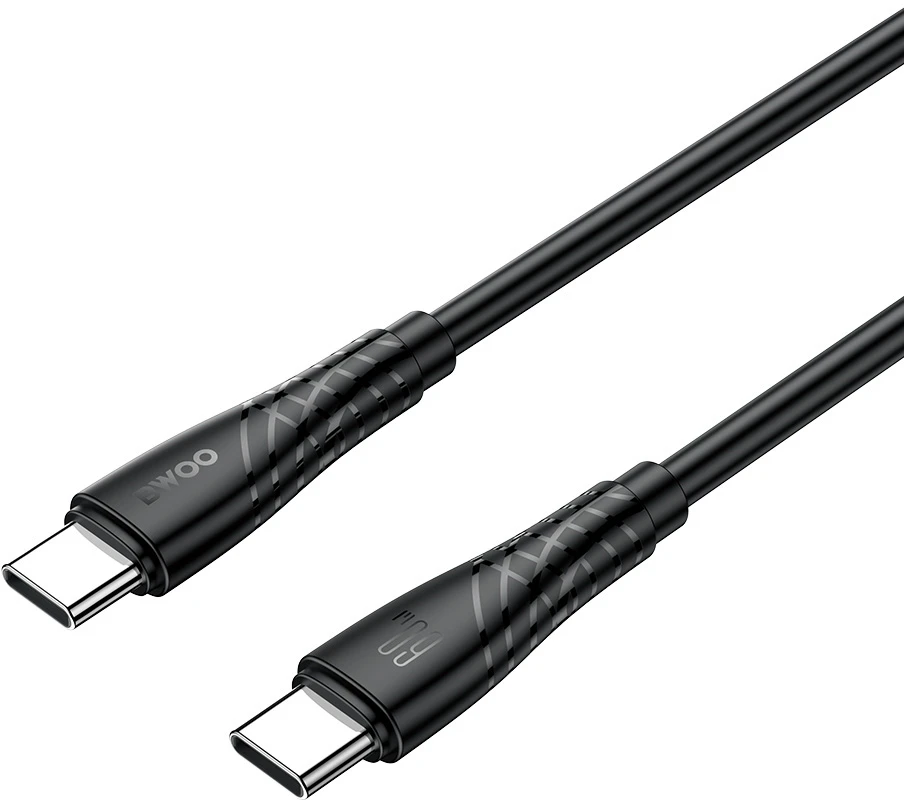 BWOO 60W laidas USB-C – USB-C BO-X318 1m juodas