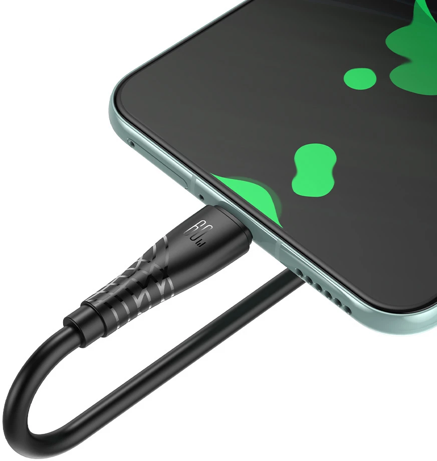 BWOO 60W laidas USB-C – USB-C BO-X318 1m juodas