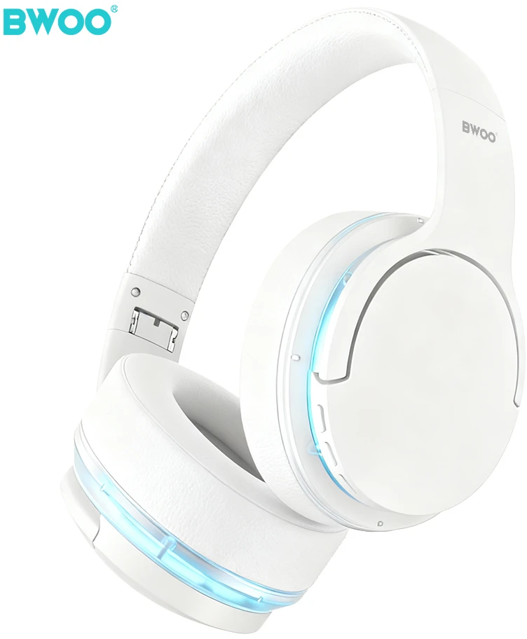 Bluetooth ausinės Bwoo Premium (BW587) baltos