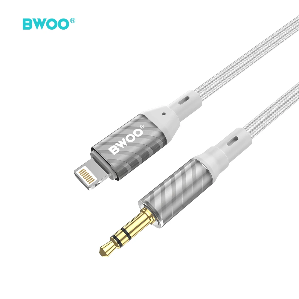 BWOO AUX laidas Lightning į 3.5mm jungtį audio AUX073