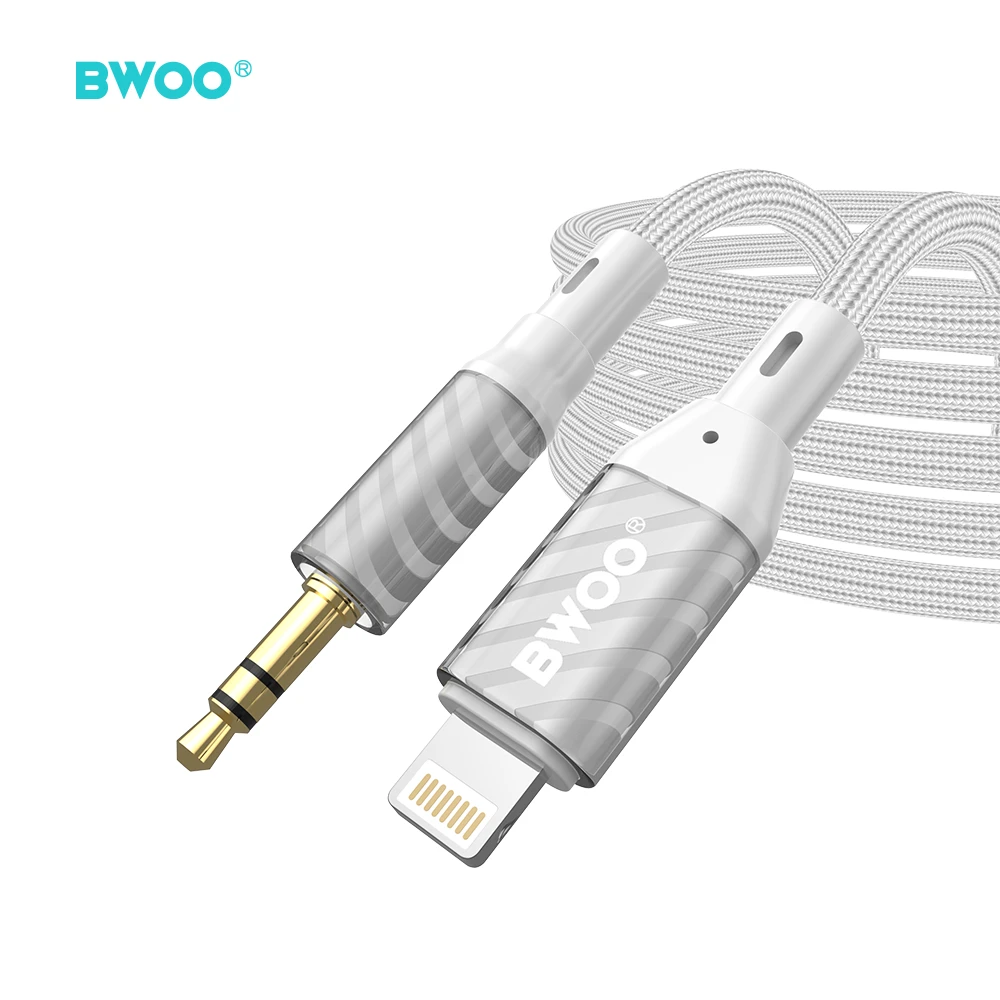 BWOO AUX laidas Lightning į 3.5mm jungtį audio AUX073