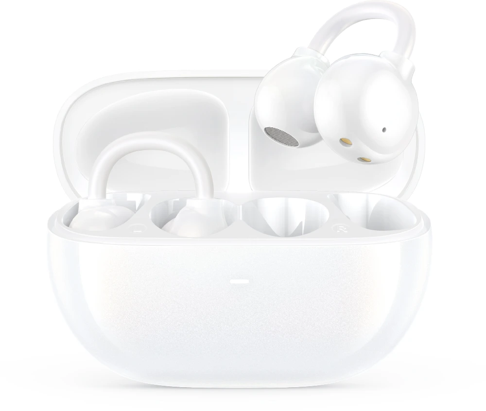 BWOO Bluetooth ausinės BW39 TWS bėgimui, baltos