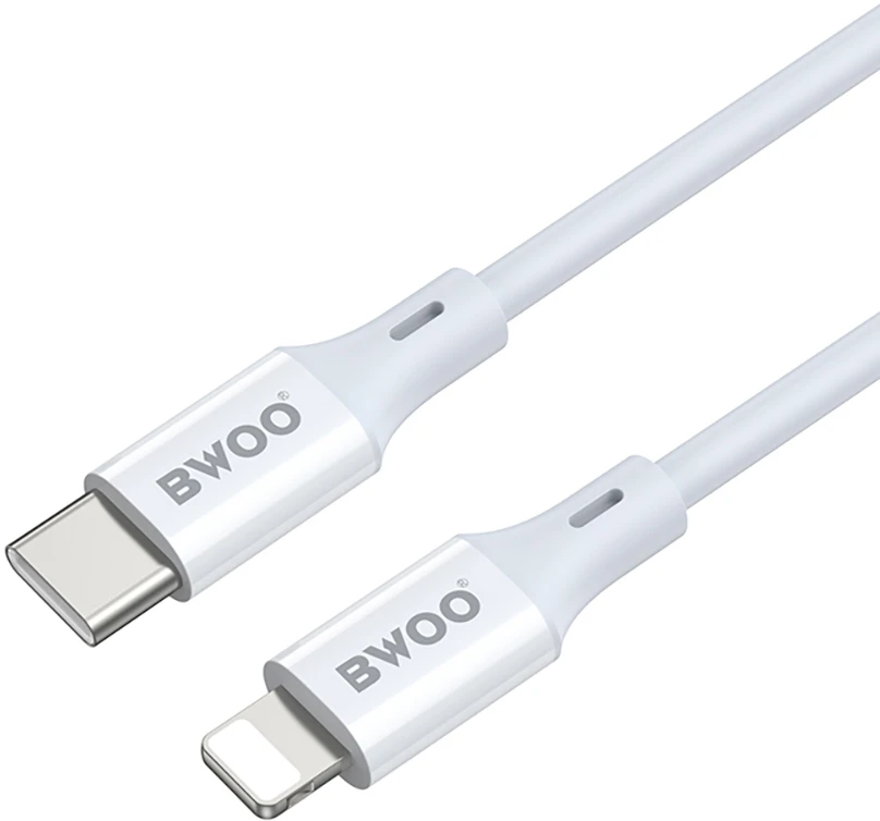 BWOO 27W kabelis X283 C-L USB-C į "Lightning" ABS korpusas + TPE