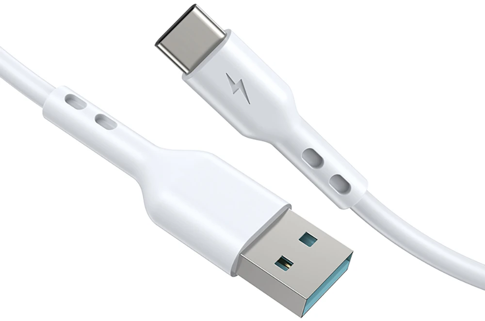BWOO 3A kabelis BO-X172C USB-A į USB-C 1 m, baltas