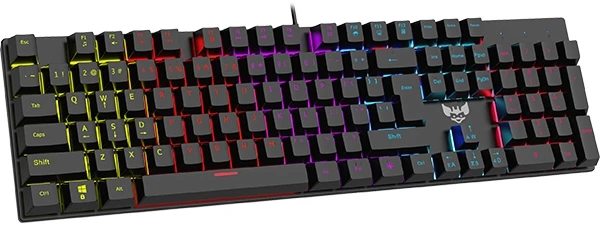 Mechaninė klaviatūra žaidimams ByteZone Dozer RGB / mėlynas switches / macro / Anti-Ghosting (juodas)