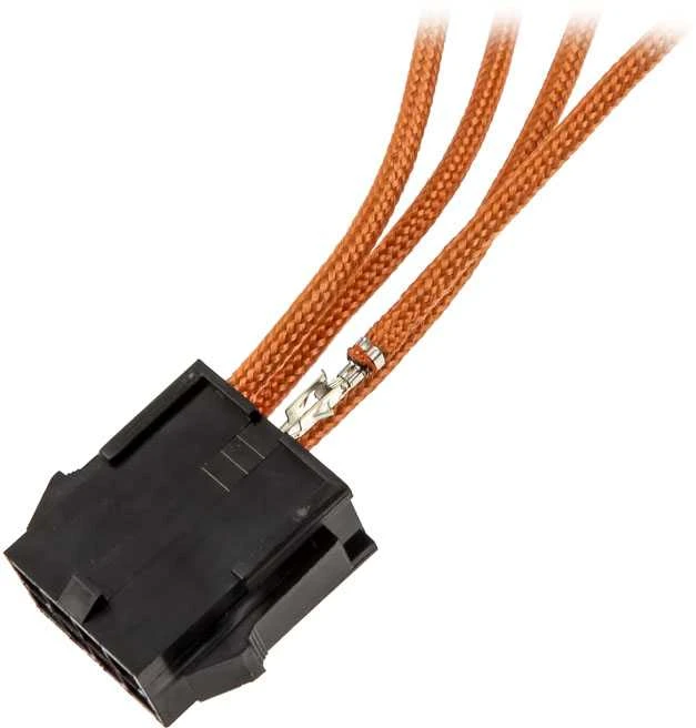 CableMod Connector Pack – 4-Pin ATX12V – juodos spalvos