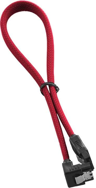 „CableMod ModMesh“ stačiakampis SATA 3 kabelis, 30 cm, raudonas