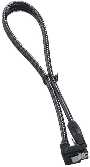 „CableMod ModMesh“ stačiakampis SATA 3 kabelis, 30 cm, anglies pluošto
