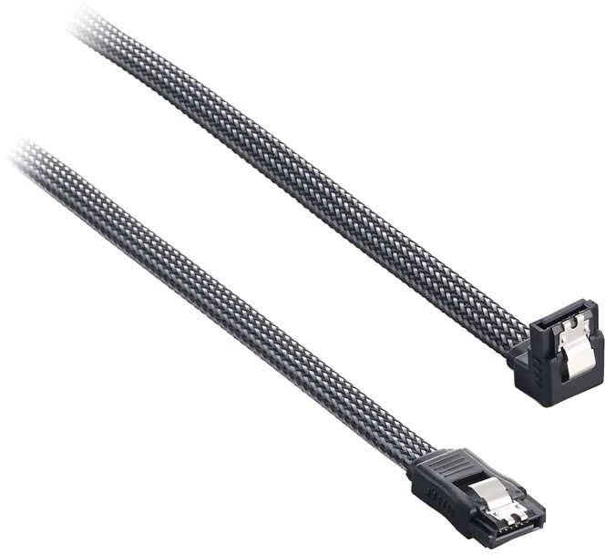„CableMod ModMesh“ stačiakampis SATA 3 kabelis, 60 cm, anglies pluošto