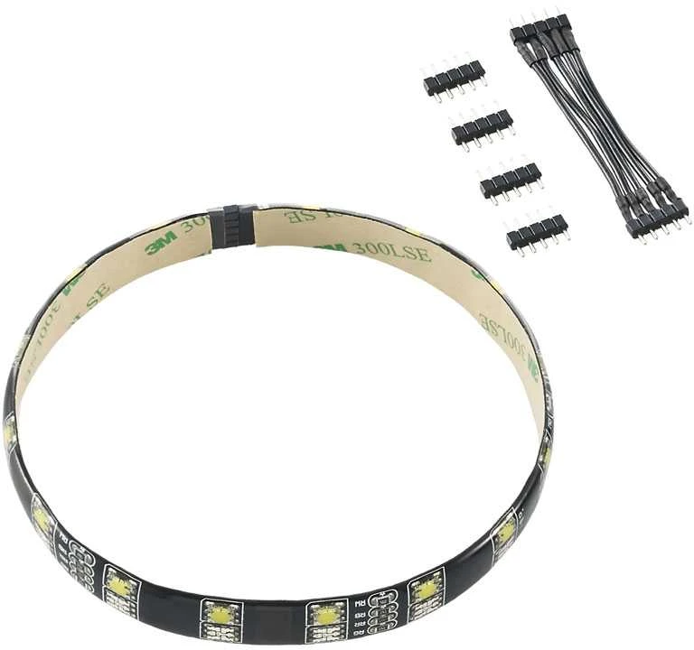 „CableMod WideBeam“ hibridinė LED juosta, 30 cm, RGB/W