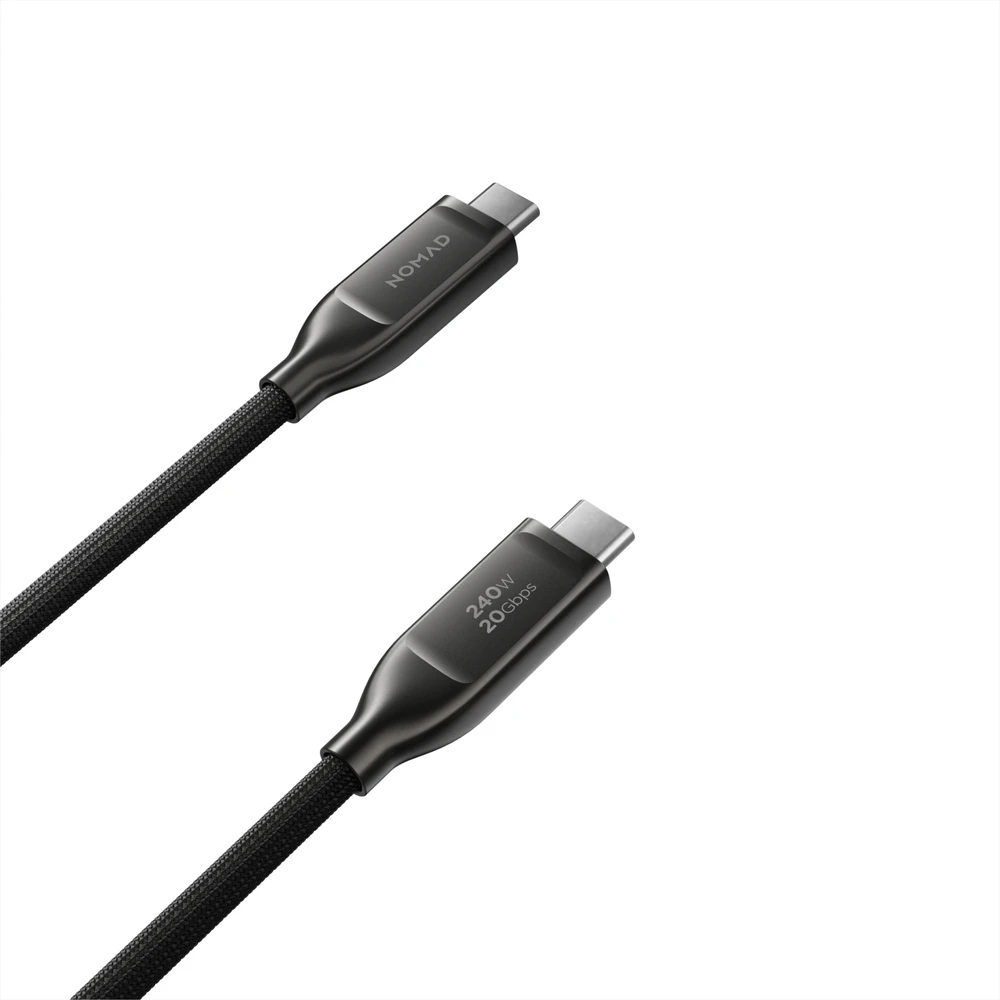 Nomad Kevlar kabelis USB4, USB-C į USB-C, 1.0m, karbido V3