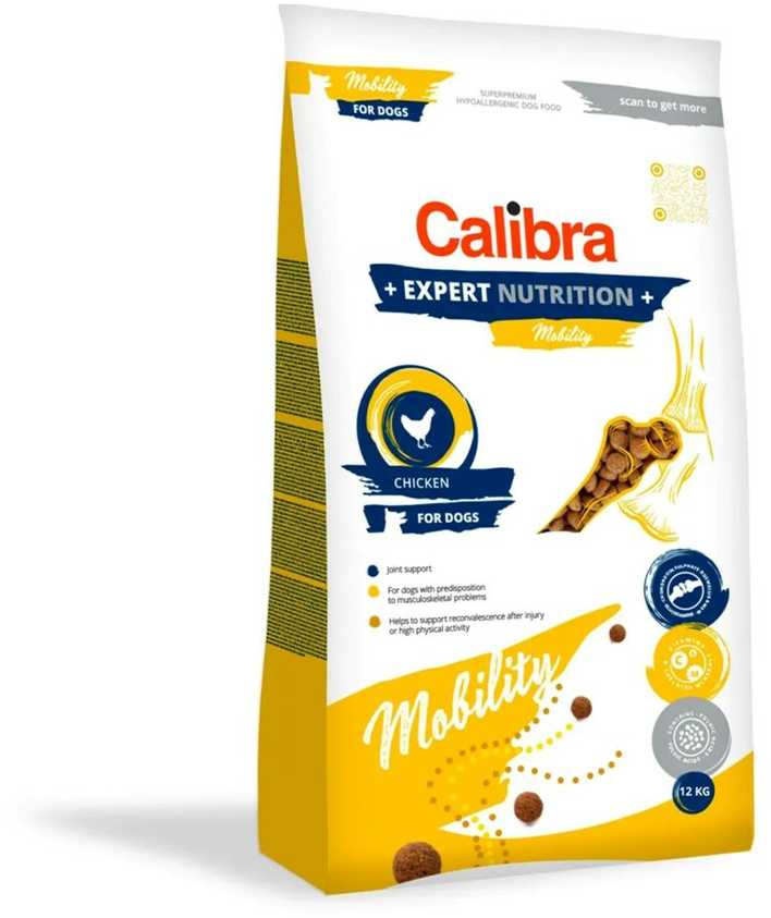 Šunų Maistas - CALIBRA Dog Expert Nutrition Mobility Sausas 12kg Be Glitimo