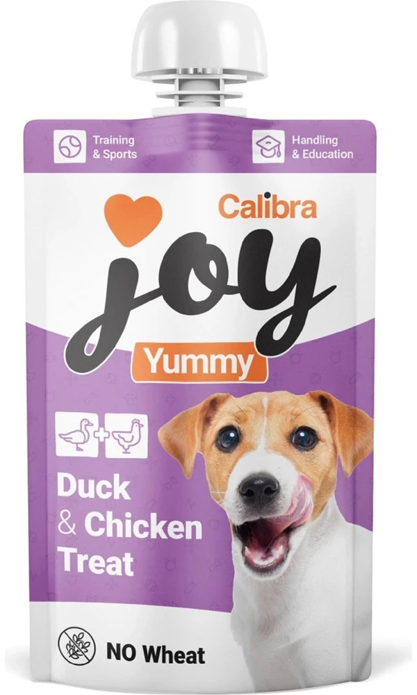 CALIBRA Joy Dog Yummy antiena & vištiena – skanėstas šuniui – 100g