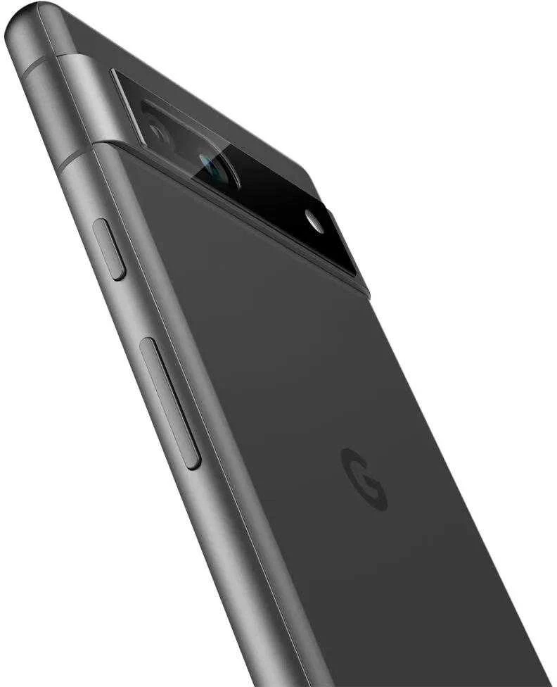 CAMERA COVER Spigen OPTIK.TR ”EZ FIT” CAMERA PROTECTOR 2-PACK GOOGLE PIXEL 7A Juodas