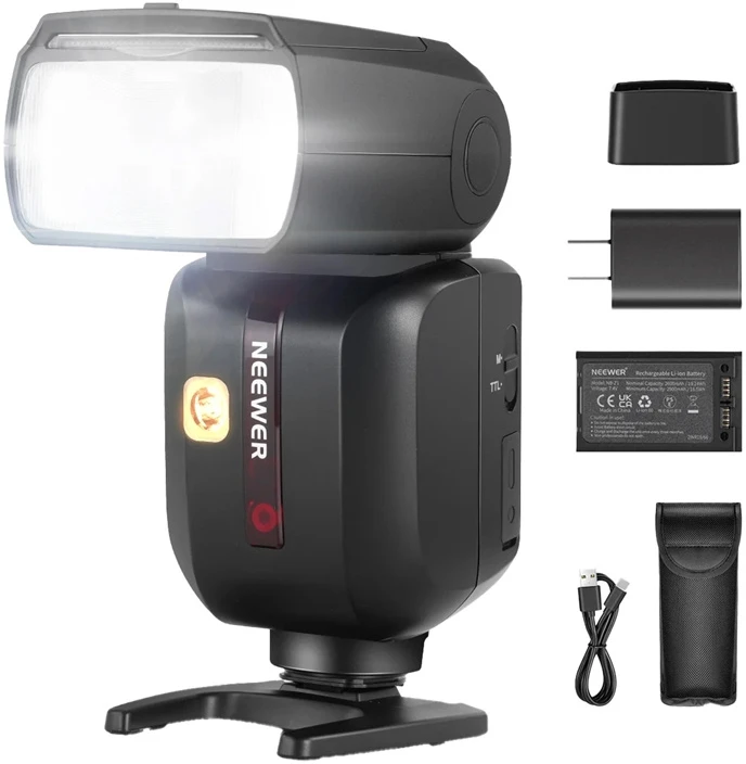 Fotoaparato blykstė „Neewer Z880-C“ su ličio baterija