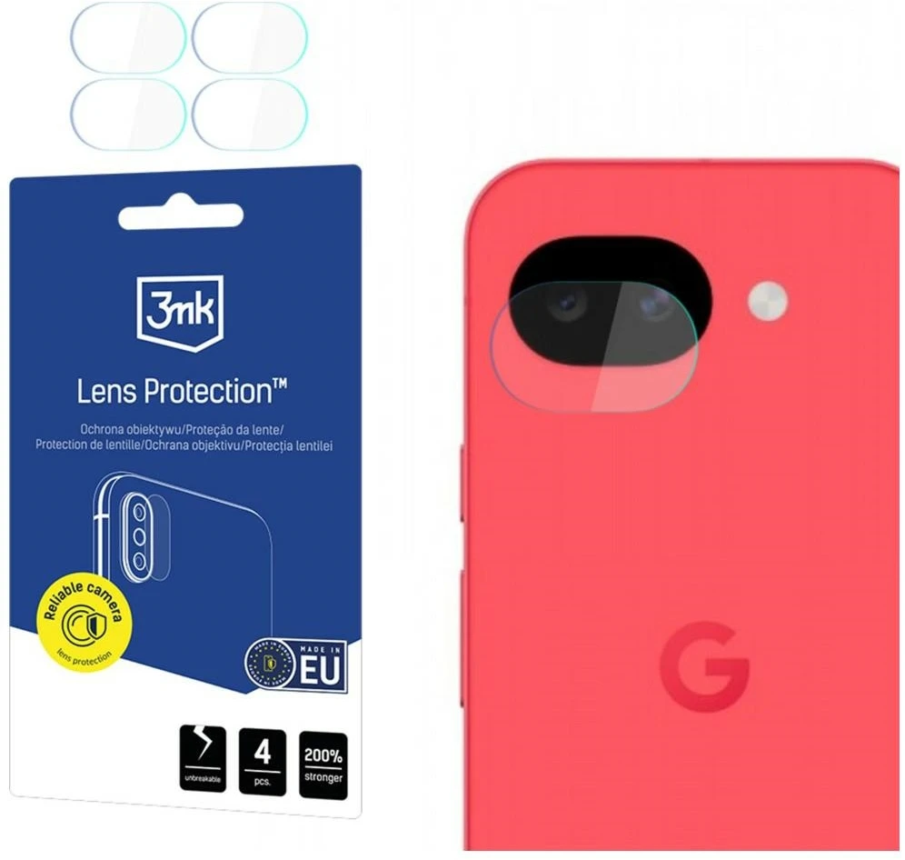 3Mk apsauga 3mk Lens Protection™ hibridinio fotoaparato objektyvo stiklas, skirtas „Google Pixel 10A“