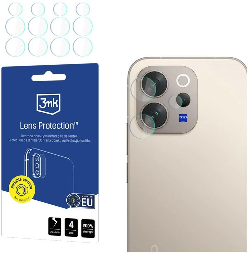 3Mk apsauga 3mk Lens Protection™ hibridinės kameros objektyvo stiklas, skirtas „Vivo V70“